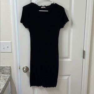 Mini black dress